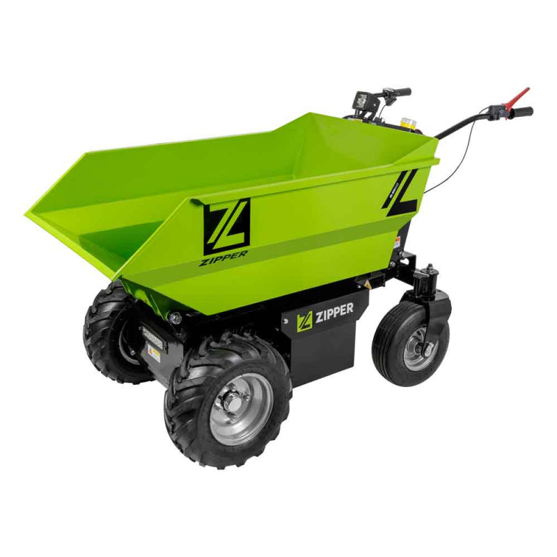 Minidumper électrique 500 kg ZIPPER ZI-ED500 | Benne 48V