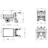 Dumper électrique 600 kg ZIPPER ZI-ED600 | Benne 220 L