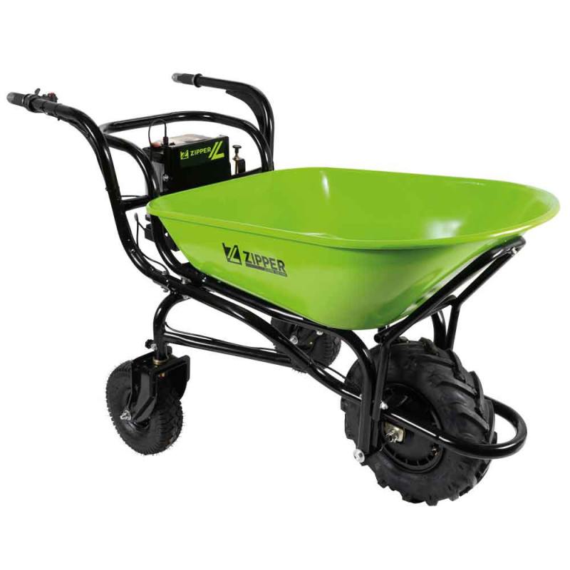 Brouette électrique 150kg ZIPPER ZI-EWB150-100L | 40V 100L