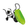Brouette électrique 150kg ZIPPER ZI-EWB150-100L | 40V 100L