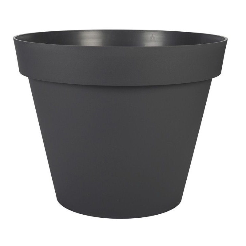Pot de fleurs rond TOSCANE 76 L - Polypropylène robuste