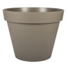 Pot de fleurs rond TOSCANE 76 L - Polypropylène robuste