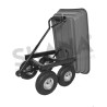 Chariot avec benne basculante gris 250kg